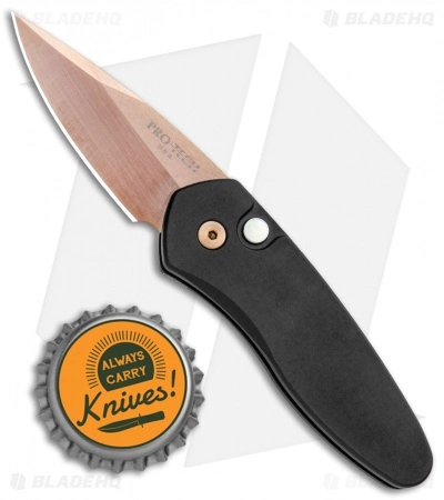 Pro-Tech Sprint Automatic Knife Black (1.95" Rose Gold) 2907-RG 6 Pro-Tech Sprint Automatic Knife Black (1.95" Rose Gold) 2907-RG - Image 4