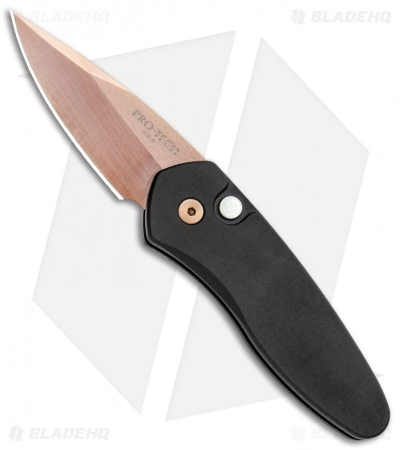 Pro-Tech Sprint Automatic Knife Black (1.95" Rose Gold) 2907-RG 3 Pro-Tech Sprint Automatic Knife Black (1.95" Rose Gold) 2907-RG