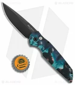 Pro-Tech TR-3 Automatic Knife Custom PK Anodized "Walkers" Print (3.5" Black) -Avokelavavat Sales Store Protech TR 3 Auto PK Anodized Name Black PK 1 BHQ 94358 jr bottlecap