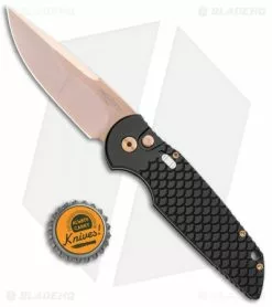 Pro-Tech TR-3 Custom Automatic Knife Black Fish Scale (3.5" Compound Rose Gold) -Avokelavavat Sales Store Protech TR 3 Custom Auto Black Fish Scale Compound Rose Gold BHQ 106355 jr bottlecap
