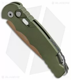Pro-Tech TR-5 Desert Warrior Automatic Knife OD Green (3.25" Copper) -Avokelavavat Sales Store Protech TR 5 Desert Warrior Auto OD Green Copper TR 5 DW BHQ 91961 jr spine