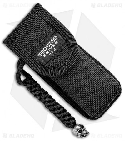 Pro-Tech TR-5 Skull Tactical Response Automatic Knife Black (3.25" Damascus) 6 Pro-Tech TR-5 Skull Tactical Response Automatic Knife Black (3.25" Damascus) - Image 4