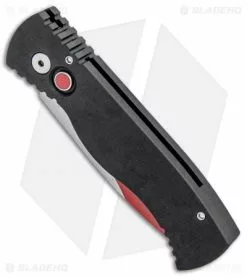 Pro-Tech Red Devil TR-2 Automatic Knife Black (3" Two-Tone) -Avokelavavat Sales Store Protech Tactical Response 2 Auto Black Satin Red TR 2.21 BHQ 101305 jr spine