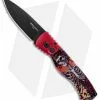 Pro-Tech Tactical Response 2 Automatic Knife Skeleton Rose (3" Black) TR-2.41
