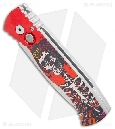 Pro-Tech Tactical Response 2 Automatic Knife Skeleton Rose (3" Satin) TR-2.41 4 Pro-Tech Tactical Response 2 Automatic Knife Skeleton Rose (3" Satin) TR-2.41 - Image 2