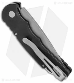 Pro-Tech TR-5 Automatic Knife Black (3.25" Bead Blast) -Avokelavavat Sales Store Protech Tactical Response 5 Black BB T501 BHQ 80654 jr side
