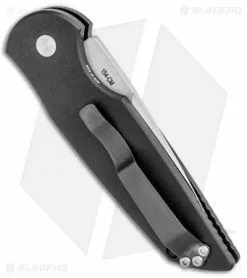 Pro-Tech Tactical Response TR-3 Knife Sterling Silver Skull (3.5" Satin) TR-3.71 -Avokelavavat Sales Store Protech Tactical Response III Black TR 3 Sterling Silver Skull Satin TR 3.71 BHQ 100991 jr side