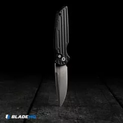 Pro-Tech Tactical Response TR-3 Knife Black W/Grooves (3.5" DLC S45VN) Exclusive -Avokelavavat Sales Store ProtechTR3BHQExclusive