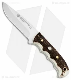 Puma IP Catamount II Fixed Blade Knife Genuine Stag (4.5" Satin) 814001