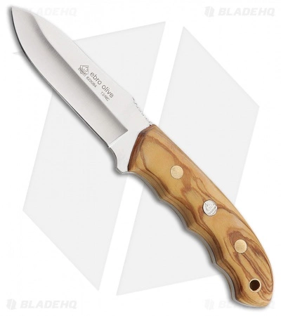 Puma IP Ebro Fixed Blade Knife Olive Wood (3.5" Satin) 820084 3 Puma IP Ebro Fixed Blade Knife Olive Wood (3.5" Satin) 820084