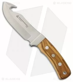 Puma IP Schwarzwild Guthook Fixed Blade Knife Olive Wood (4.75" Satin) 820055