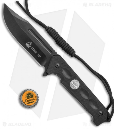Kuma Puma SGB Bigcat 10 Fixed Blade Knife Black G-10 (4.75" Black) 6 Kuma Puma SGB Bigcat 10 Fixed Blade Knife Black G-10 (4.75" Black) - Image 4