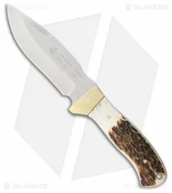 Puma SGB Highlander Fixed Blade Knife Stag (4.25" Satin) 6817900S