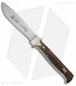 Puma Hunter's Pal Fixed Blade Knife Stag Horn (4" Satin) 116397