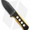 QSP Canary Neck Knife Fixed Blade Black/Yellow G-10 (2.5" BW) 1 QSP Canary Neck Knife Fixed Blade Black/Yellow G-10 (2.5" BW) -Avokelavavat Sales Store QSP Canary Neck Knife Black Yellow G 10 BlackWash BHQ 175581 jr
