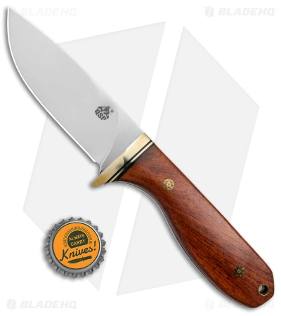QSP Erised I Fixed Blade Knife Rose Wood (4.2" Polished 9CR14MOV) 6 QSP Erised I Fixed Blade Knife Rose Wood (4.2" Polished 9CR14MOV) - Image 4
