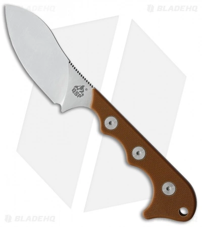 QSP Neckmuk Fixed Blade Neck Knife Brown G-10 (2.9" Satin) QS125-B 3 QSP Neckmuk Fixed Blade Neck Knife Brown G-10 (2.9" Satin) QS125-B