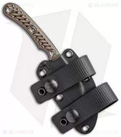 RMJ Tactical COHO Sheepsfoot Fixed Blade Knife Hyena Brown G-10 (3" Cerakote) -Avokelavavat Sales Store RMJ Tactical COHO Sheepsfoot Fixed Hyena Brown G 10 Cerakote BHQ 95162 jr sheath