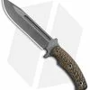RMJ Tactical Combat Africa Fixed Blade Hyena Brown G-10 (7" Gray)