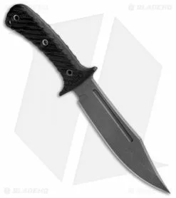 RMJ Tactical Jungle Combat Fixed Blade Knife Black G-10 (6.5" Gray) 7 RMJ Tactical Jungle Combat Fixed Blade Knife Black G-10 (6.5" Gray) -Avokelavavat Sales Store RMJ Tactical Jungle Combat Black G 10 Gray BHQ 84248 jr spine