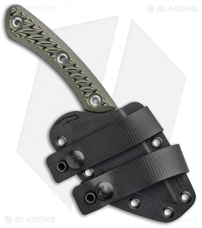 RMJ Tactical Nomad Fixed Blade Knife Dirty Olive G-10 (3.6" Tungsten Cerakote) 5 RMJ Tactical Nomad Fixed Blade Knife Dirty Olive G-10 (3.6" Tungsten Cerakote) - Image 3