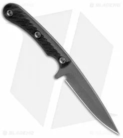 RMJ Tactical Sparrow Fixed Blade Knife Black G-10 (3" Gray Cerakote) -Avokelavavat Sales Store RMJ Tactical Sparrow Black G 10 Grey Cerakote BHQ 86372 jr spine