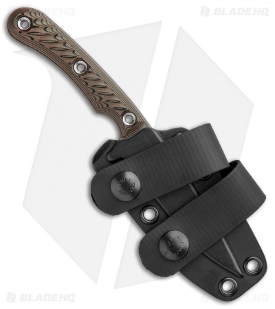 RMJ Tactical Sparrow Fixed Blade Knife Hyena Brown G-10 (3" Gray Cerakote) 5 RMJ Tactical Sparrow Fixed Blade Knife Hyena Brown G-10 (3" Gray Cerakote) - Image 3