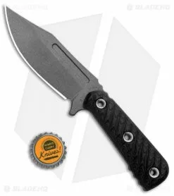 RMJ Tactical UCAP Fixed Blade Knife Black G-10 (4" Gray) -Avokelavavat Sales Store RMJ Tactical UCAP Fixed Blade Hyena Black G 10 Gray BHQ 94301 jr bottlecap