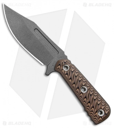 RMJ Tactical UCAP Fixed Blade Knife Hyena Brown G-10 (4.25" Gray) 3 RMJ Tactical UCAP Fixed Blade Knife Hyena Brown G-10 (4.25" Gray)