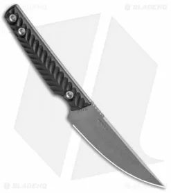 RMJ Tactical Unmei Fixed Blade Knife Hyena Black (3.875" Tungsten Cerakote) -Avokelavavat Sales Store RMJ Tactical Unmei Fixed Hyena Black Tungsten Cerakote BHQ 105035 jr spine