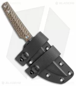 RMJ Tactical Unmei Fixed Blade Knife Hyena Brown G-10 (3.875" Tungsten Cerakote) -Avokelavavat Sales Store RMJ Tactical Unmei Fixed Hyena Brown Tungsten Cerakote BHQ 105037 jr sheath