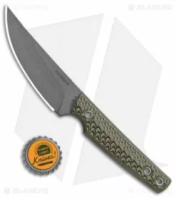 RMJ Tactical Unmei Fixed Blade Knife Dirty Olive G-10 (3.875" Tungsten Cerakote) 9 RMJ Tactical Unmei Fixed Blade Knife Dirty Olive G-10 (3.875" Tungsten Cerakote) -Avokelavavat Sales Store RMJ Tactical Unmei Fixed Hyena Dirty Olive Tungsten Cerakote BHQ 105036 jr bottlecap