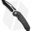 Rat Worx MRX Full-Size Tanto Automatic Knife Full CF (3.6" Two-Tone) 09313