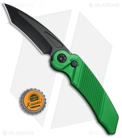Rat Worx MRX Full-Size Tanto Automatic Knife Green (3.6" Black) 07301 6 Rat Worx MRX Full-Size Tanto Automatic Knife Green (3.6" Black) 07301 - Image 4