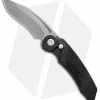 Rat Worx MRX Lightweight Recurve Automatic Knife Black (3.6" Stonewash ) 22210