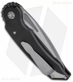 Rat Worx MRX Full-Size Tanto Automatic Knife Smooth (3.6" Two-Tone Satin) 00316 -Avokelavavat Sales Store Rat Worx MRX Reverse Chain Drive Smooth TT RW MRX 00316 BHQ 68753 jr side