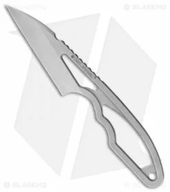 Real Steel Knives Real Steel Alieneck Wharncliffe Fixed Blade Knife (3" Stonewash)