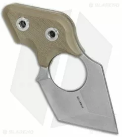 Real Steel Knives Real Steel Black Cat Tactical Fixed Blade Neck Knife Coyote G-10 (2.2" SW) -Avokelavavat Sales Store Real Steel Black Cat Coyote RS3127 BHQ 81127 jr spine