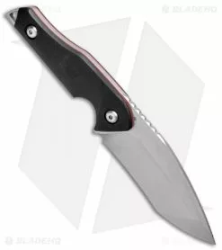 Real Steel Knives Real Steel Doppler Tactical Fixed Blade Black/Red G-10 (4.25" Stonewash) 7 Real Steel Knives Real Steel Doppler Tactical Fixed Blade Black/Red G-10 (4.25" Stonewash) -Avokelavavat Sales Store Real Steel Doppler Tactical Black G 10 SW BHQ 94645 jr spine