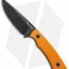 Real Steel Knives Real Steel Forager Fixed Blade Knife Orange G-10 (4.25" Black SW)