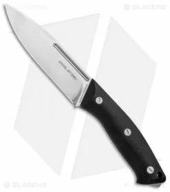 Real Steel Knives Real Steel Gardarik Fixed Blade Knife Black G-10 (5.13" Satin)