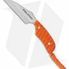 Real Steel Knives Real Steel Mini 130B Wharncliffe Fixed Blade Neck Knife Orange G-10 (2.5" Satin) -Avokelavavat Sales Store Real Steel Mini 130B Orange Neck Knife Satin BP 23873 jr