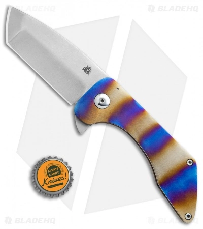 RichMade Knives Vampire Killer Frame Lock Flamed Ti (3.625" O1) RMK 6 RichMade Knives Vampire Killer Frame Lock Flamed Ti (3.625" O1) RMK - Image 4