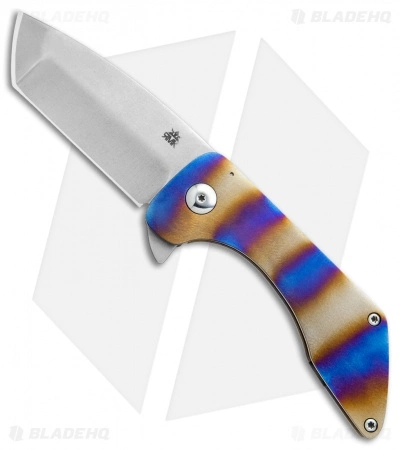 RichMade Knives Vampire Killer Frame Lock Flamed Ti (3.625" O1) RMK 3 RichMade Knives Vampire Killer Frame Lock Flamed Ti (3.625" O1) RMK