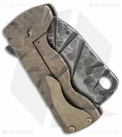 RichMade Knives Zombie Killer Frame Lock Bronze Ti (3" A-2) RMK -Avokelavavat Sales Store RichMade Knives Zombie Killer bronze ti A2 BHQ 71607 er side