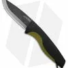 SOG Aegis FX Fixed Blade Knife Indigo Black/Moss Green GRN (3.6" Black SW) -Avokelavavat Sales Store SOG Aegis FX Black and Moss Green BHQ 175575 td