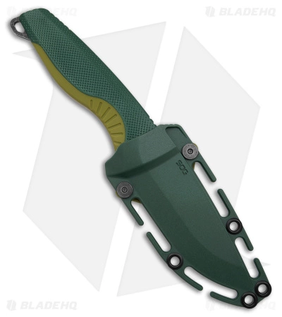 SOG Aegis FX Fixed Blade Knife Forest/Moss Green (3.6" Black Stonewash) 5 SOG Aegis FX Fixed Blade Knife Forest/Moss Green (3.6" Black Stonewash) - Image 3