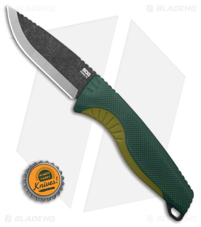 SOG Aegis FX Fixed Blade Knife Forest/Moss Green (3.6" Black Stonewash) 6 SOG Aegis FX Fixed Blade Knife Forest/Moss Green (3.6" Black Stonewash) - Image 4