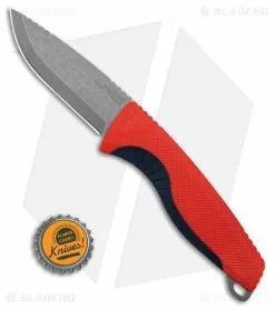 SOG Aegis FX Fixed Blade Knife Rescue Red/Indigo Blue (3.6" Stonewash) -Avokelavavat Sales Store SOG Aegis FXFBK Rescue Red Indigo Blue 3in SW BHQ 176866 td size