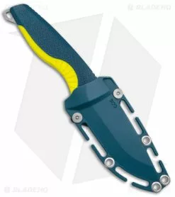 SOG Aegis FX Fixed Blade Knife Indigo Blue/Acid Yellow GRN (3.6" Stonewash) 8 SOG Aegis FX Fixed Blade Knife Indigo Blue/Acid Yellow GRN (3.6" Stonewash) -Avokelavavat Sales Store SOG Aegis Fx Indigo Acid Yellow BHQ 145912 jr sheath